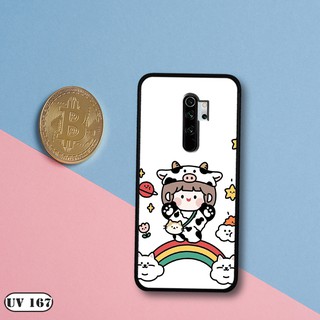 Ốp lưng nhám Xiaomi Redmi Note 8 pro - in hình