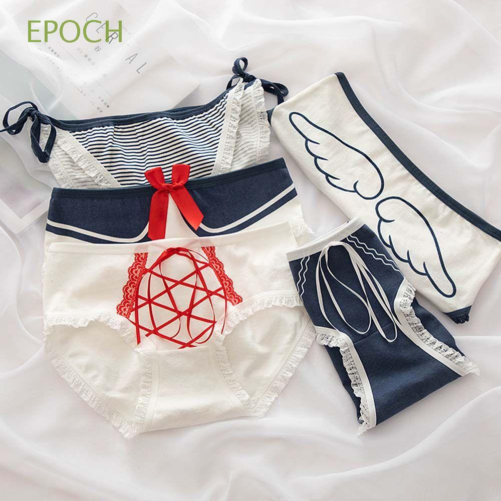 Epoch Quần Lót Cotton Mềm Co Giãn Không Đường May Phong Cách Hàn Quốc Cho Nữ Sinh