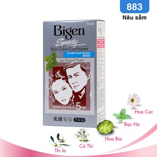 🌸🌸thuốc nhuộm bigen speedy no.883 dark brown - nâu sẫm