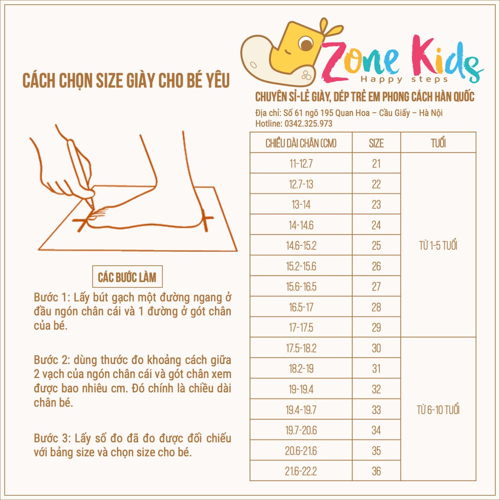 Giày búp bê trơn da lì cho bé gái Zonekids - A05