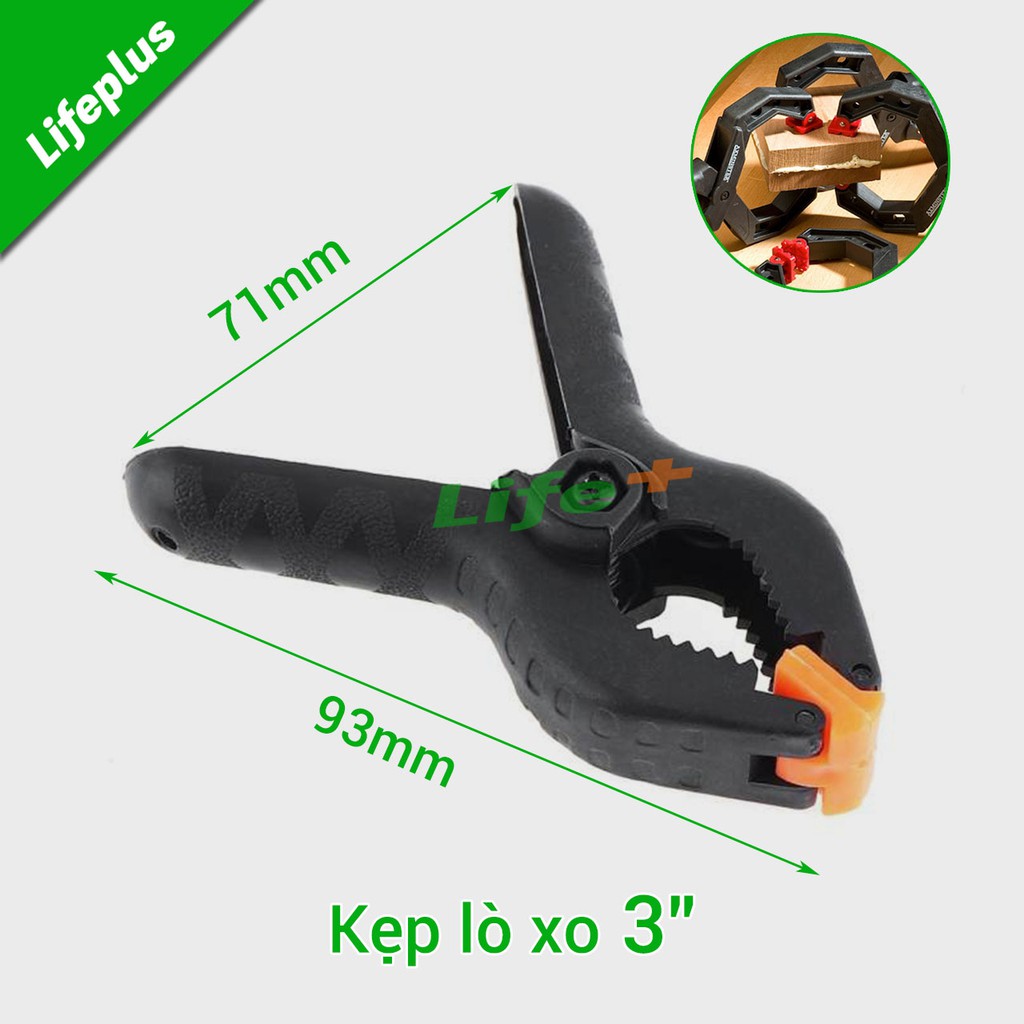 Kẹp lò xo kẹp gỗ, chuyên DIY  3&quot;