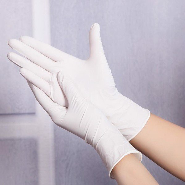 Găng tay y tế Latex-Gloves có bột Duy Hàng