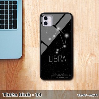 Ốp lưng kính 3D iPhone 11 cung hoàng đạo