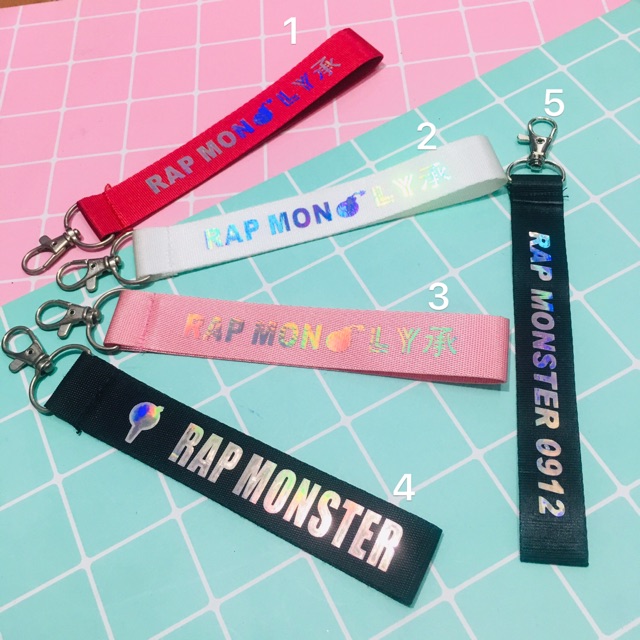 Nametag RAP BTS halogram, strap rap BTS halogram