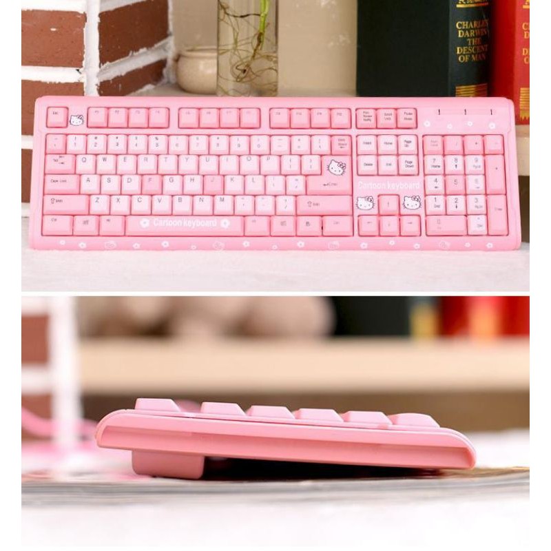 Bàn Phím Usb Hình Hello Kitty Xinh Xắn