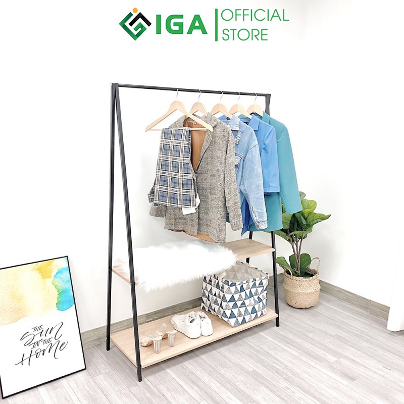 Giá Treo Quần Áo IGA Rossi 2F Phong Cách Hàn Quốc - GM03