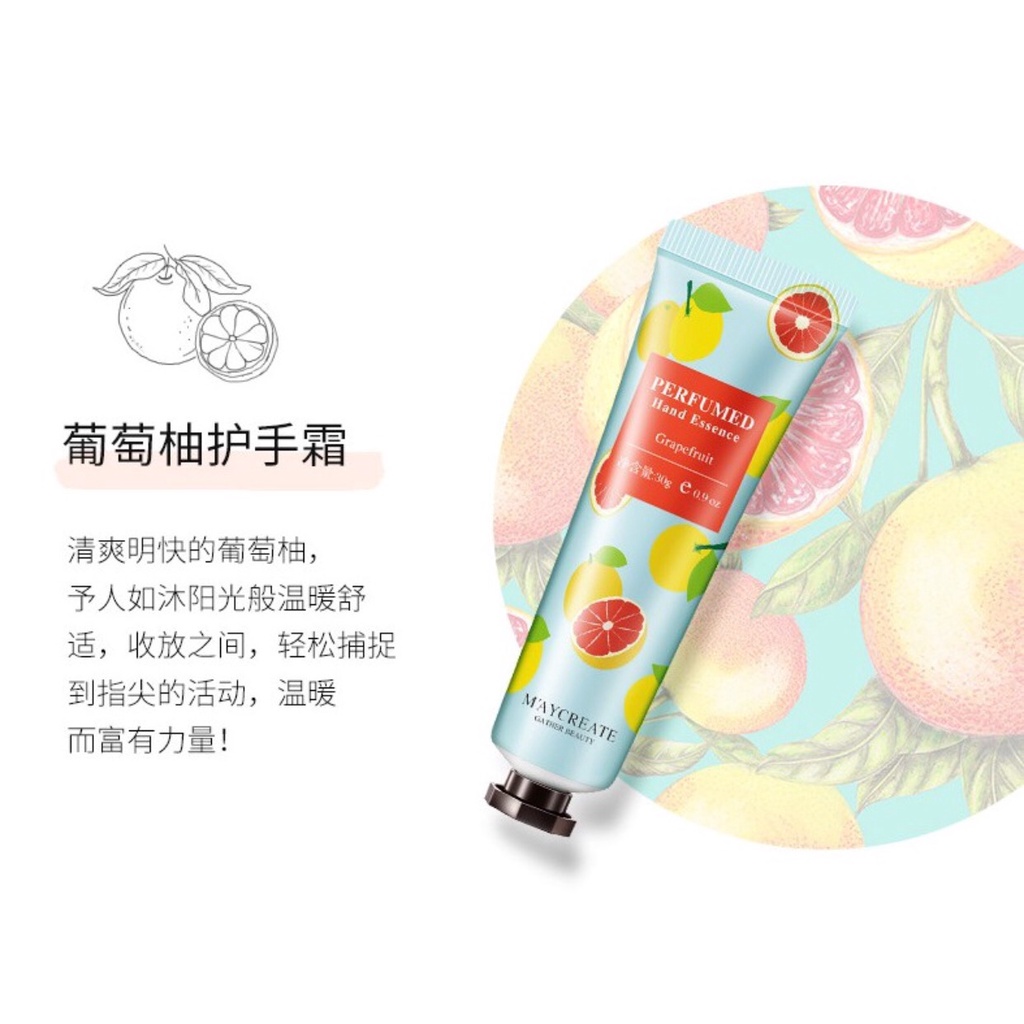 Kem dưỡng da tay giảm khô nẻ, bong tróc da khi thời tiết hanh khô, giúp da mềm mại, mùi hương nhẹ