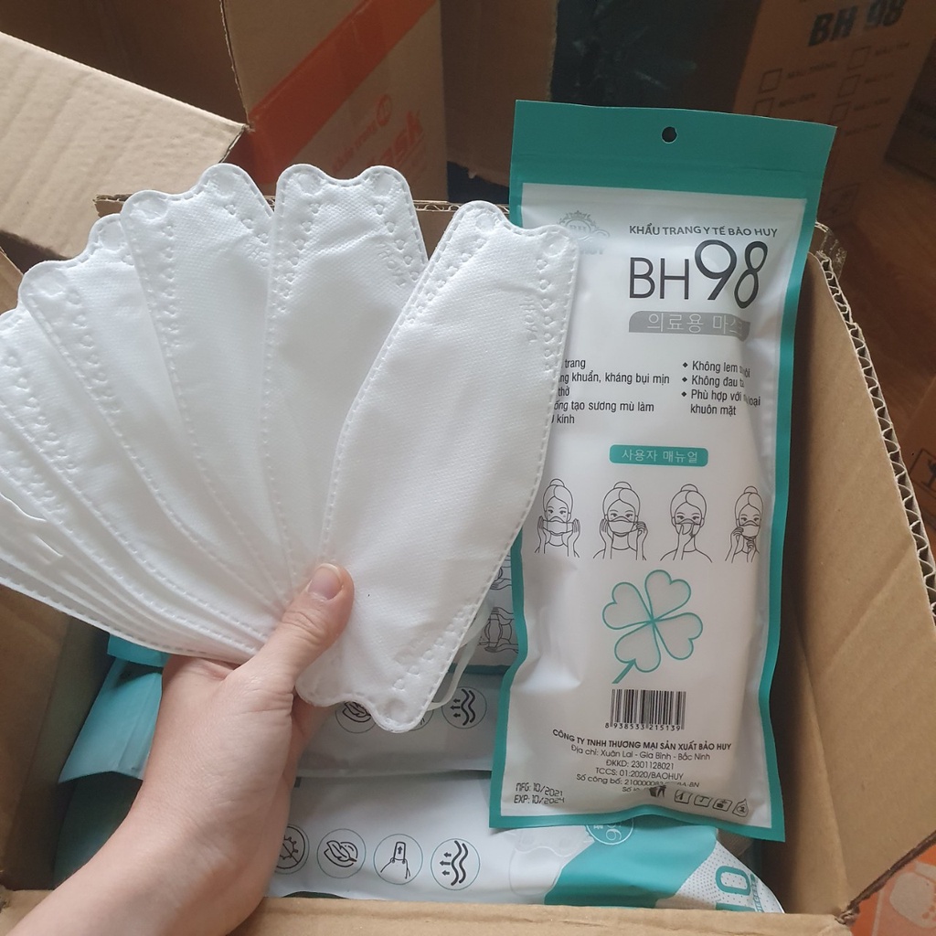 Khẩu Trang 4D Mask KF94 Công Nghệ Dập Hàn Quốc  - Hàng Chính Hãng Công Ty Cường Thịnh