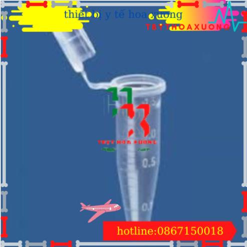 [ Combo 10 ] Ống Lưu Huyết Thanh - Ống Đựng Huyết Thanh - Ống Ly Tâm EPPENDORF 1,5ml Nắp Bật