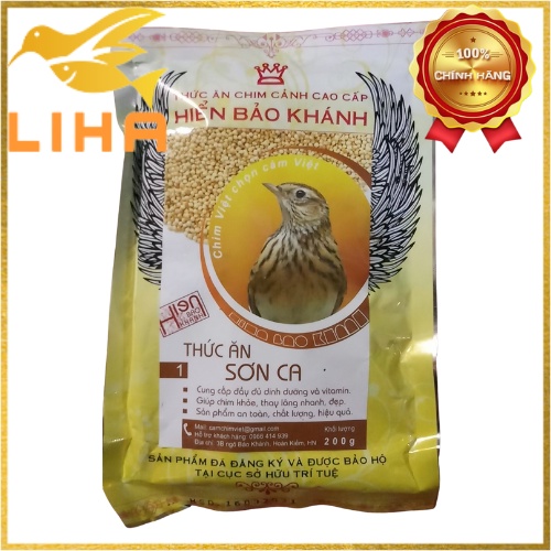 Cám Sơn Ca Hiển Bảo Khánh (Số 1) 200gr Dành Cho Chim Dưỡng Thay Lông