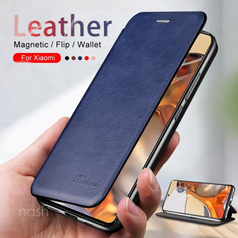Bao da điện thoại nắp lật hít nam châm có ngăn đựng thẻ chống sốc cho Xiaomi 11T Pro 11TPro Mi11T Xiomi 11Tpro