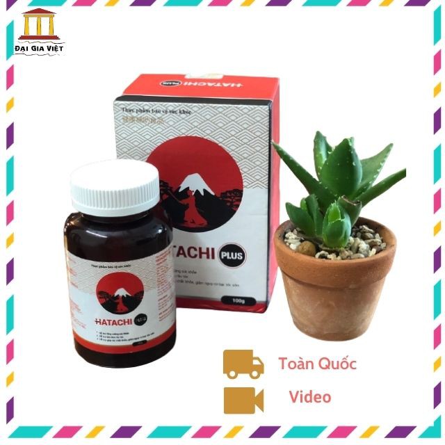 HATACHI PLUS - Hỗ Trợ Ngăn Ngừa Tóc Bạc, Giảm Gãy Rụng Và Bổ Máu | BigBuy360 - bigbuy360.vn