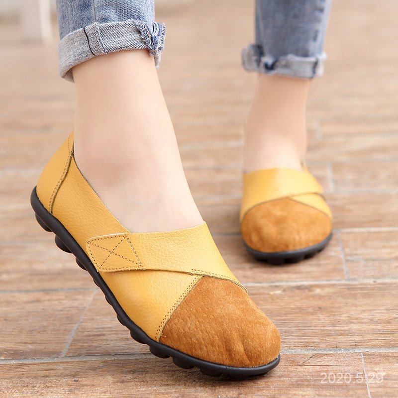 Giày Lười Da Size Lớn Thời Trang Hàn Quốc Thanh Lịch