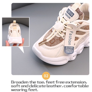 Giày Sneaker Đế Gắn Đèn Led Cho Bé