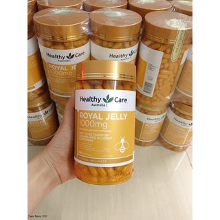 (Có Tem chemist) Sữa ong chúa vàng Healthycare Úc- sữa ong chúa royal jelly 365v