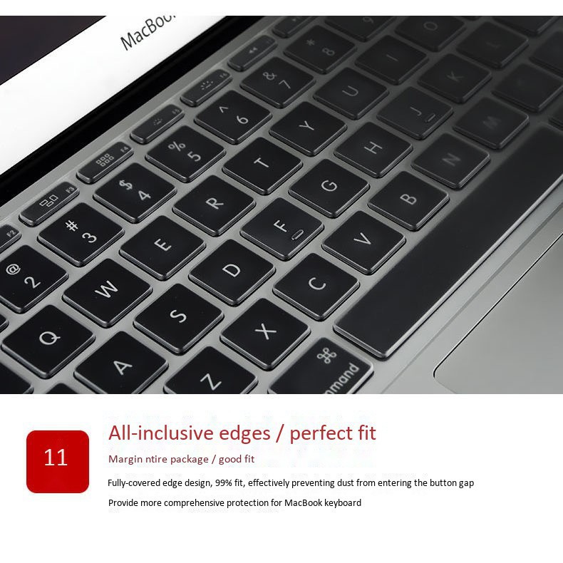 Tấm Lót Bảo Vệ Bàn Phím Máy Tính 13.3-inch 15.4-inch Bằng TPU Trong Suốt Tiện Dụng