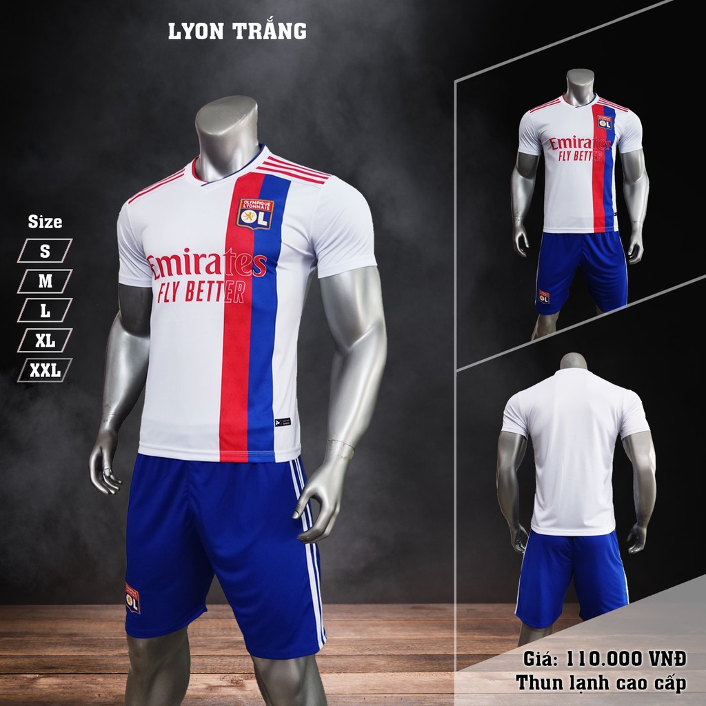 Áo bóng đá Lyon , Bộ quần áo đá banh clb Lyon mới nhất 2021 2022  P17