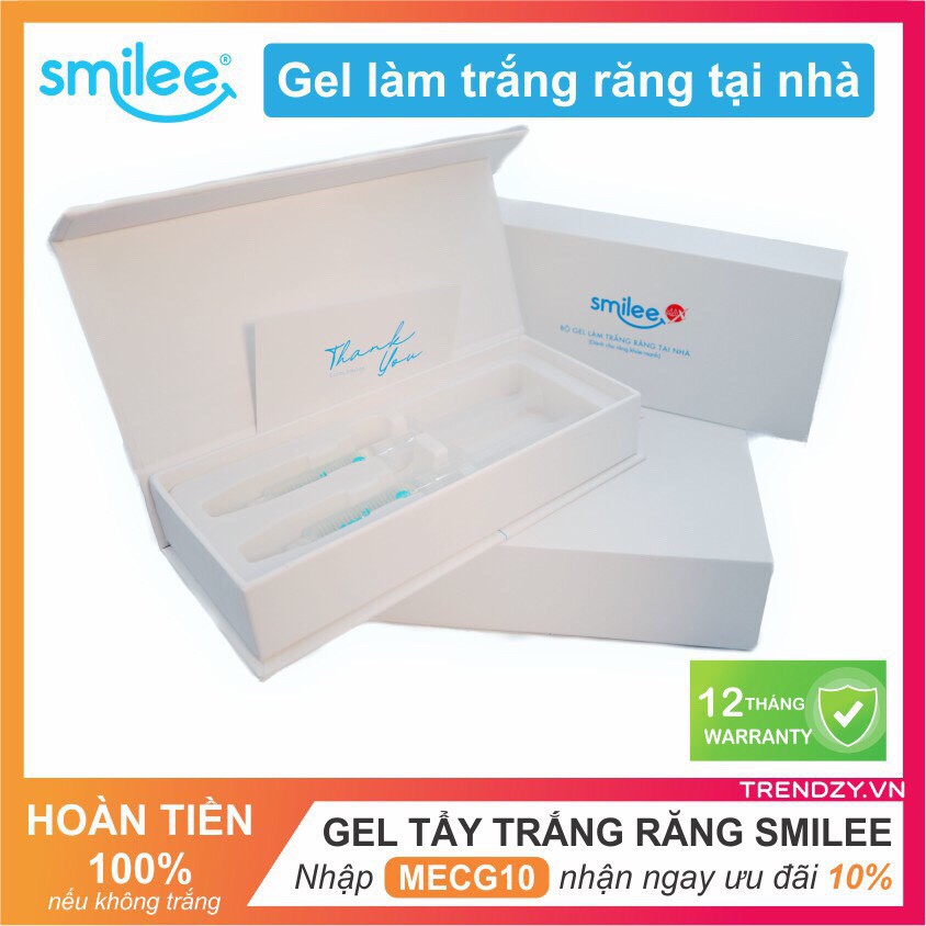 Hộp Gel Rời Hàng chính hãng [ Tra Máy Ngậm Smilee Trắng Răng ]