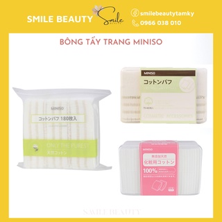 Bông Tẩy Trang Và Lotion Mask Miniso Nhật Bản Các Loại