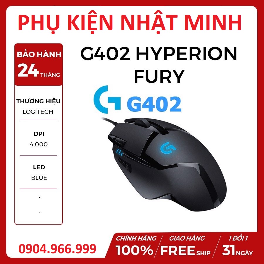 [Hàng chính hãng] chuột Logitech G402 - Pro gaming