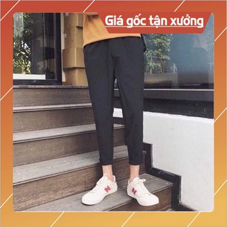 Quần khaki unisex Quần kaki nam Hàn Quốc màu đen