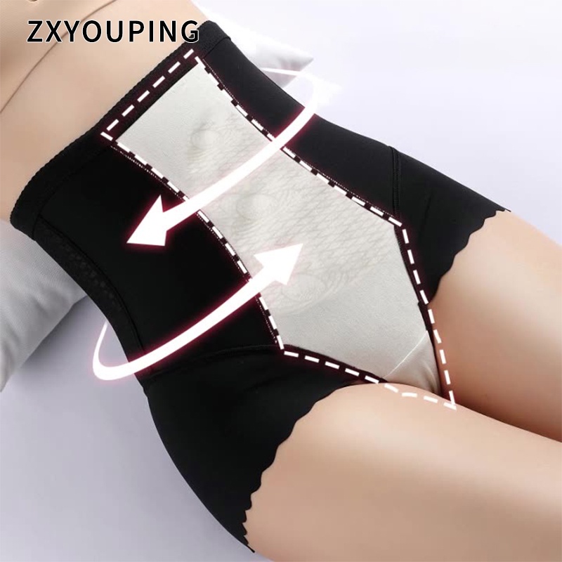 Quần Lót Nylon Jacquard Mềm Mại Thoáng Khí Định Hình Eo Thon