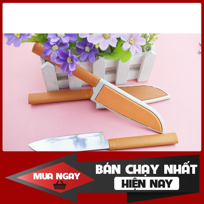 Combo 4 dao gọt trái cây cao cấp - dao có vỏ bảo vệ