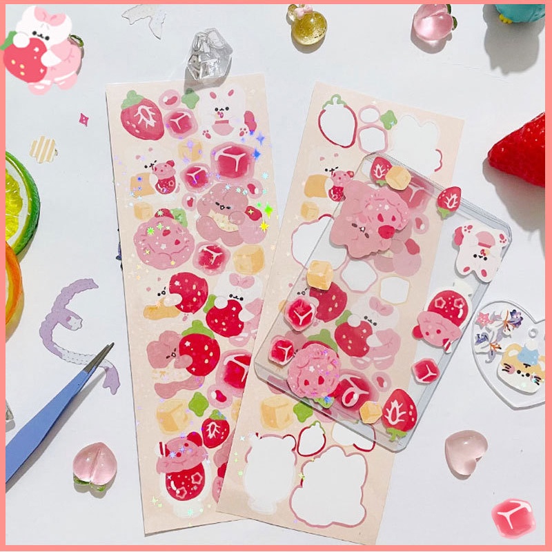 Sticker PET Lấp Lánh Trang Trí Toploader Frizzle Friends