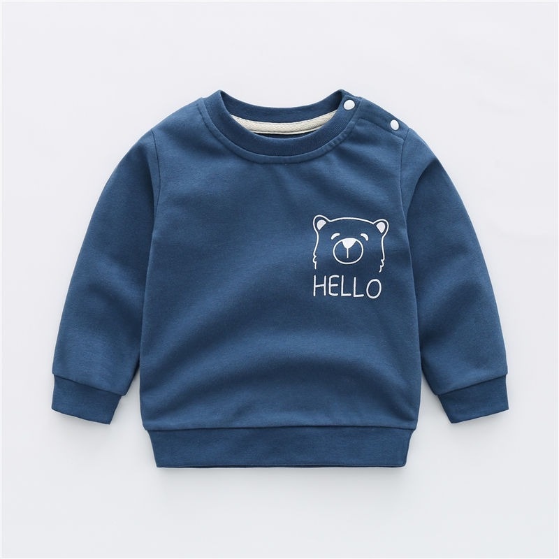 Áo Sweater phong cách Hàn Quốc đơn giản thời trang mùa thu cho bé trai