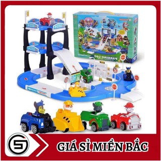 ◈☞✢ĐỒ CHƠI MÔ HÌNH BIỆT ĐỘI 4 CHÚ CHÓ CỨU HỘ PARKING LOT