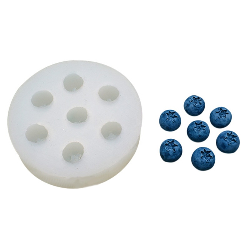 Khuôn silicone tạo hình việt quất 3D làm bánh DIY