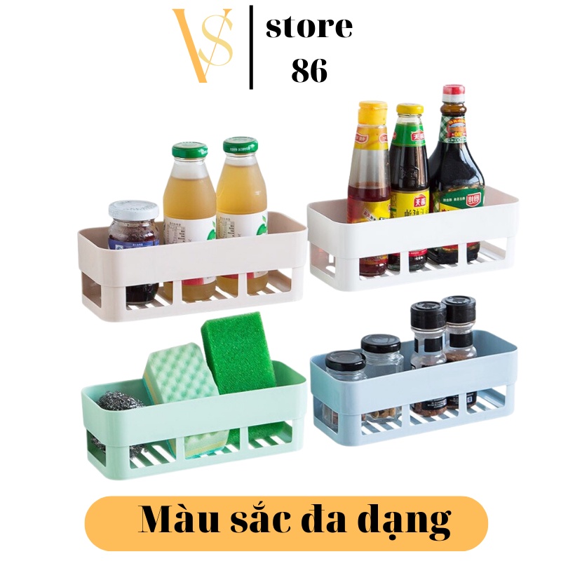 Kệ Đựng Đồ Phòng Tắm, Nhà Bếp Đa Năng Chất Liệu Nhựa Dẻo Cực Hot