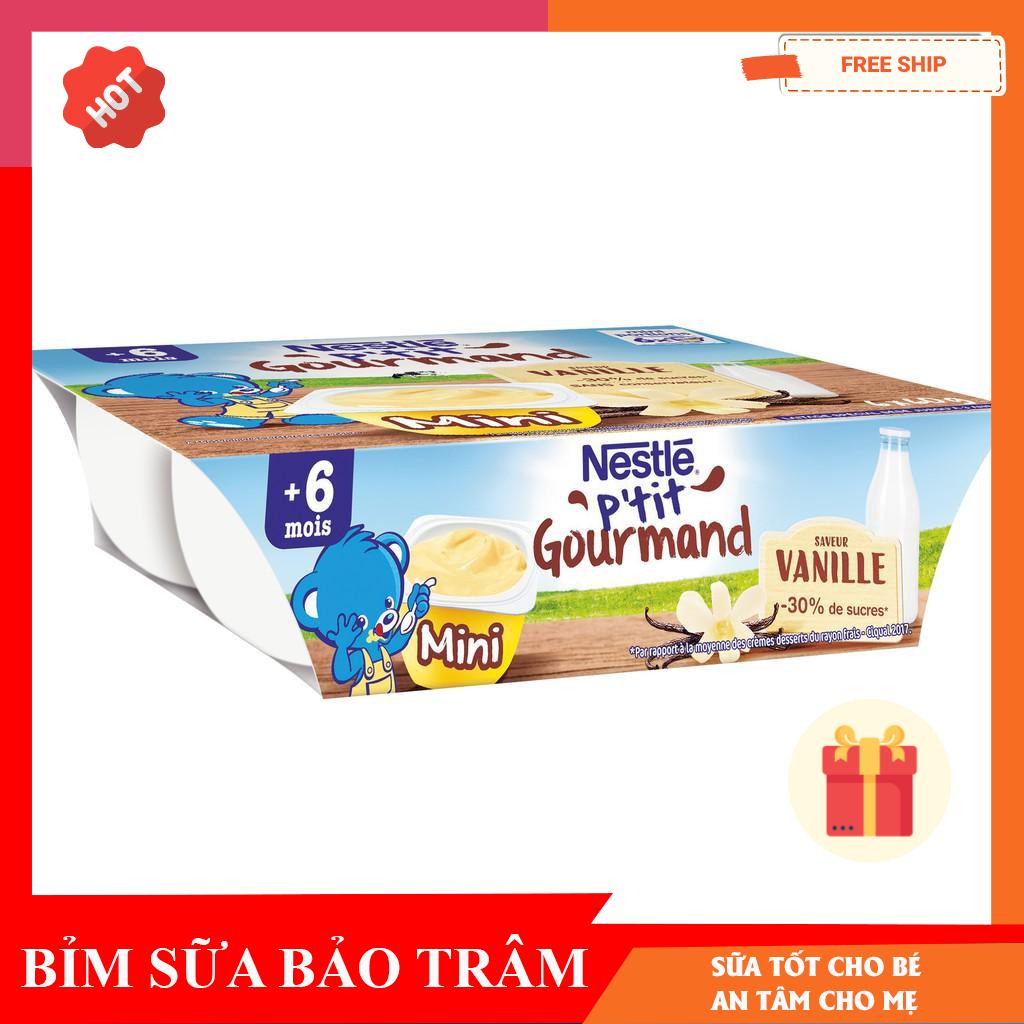 Lốc 6 hộp váng sữa Nestle P'tit (60gr/hộp) date mới nhất T6.22