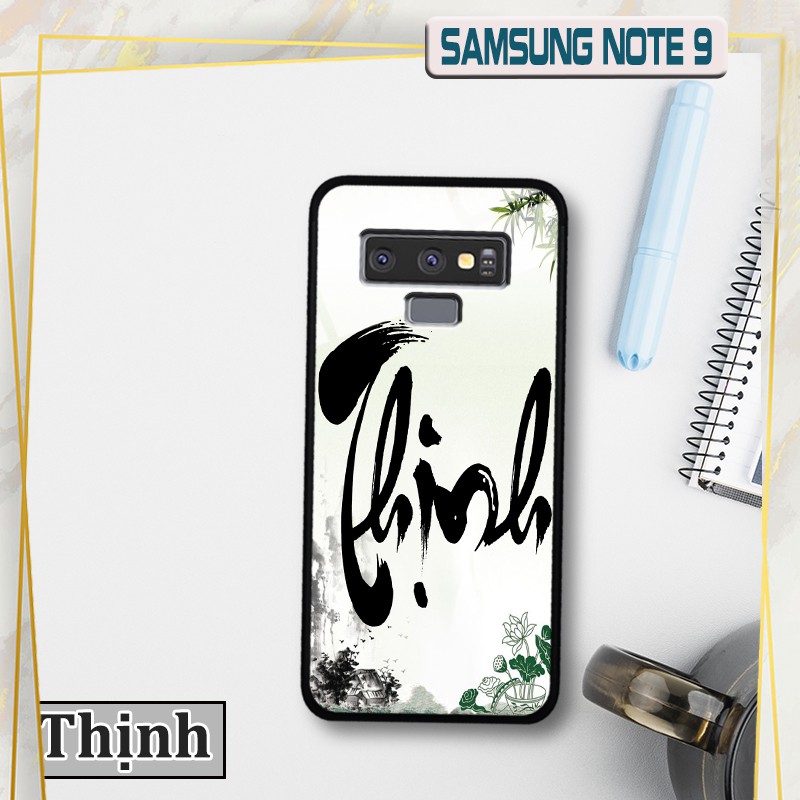 Ốp lưng Samsung Galaxy Note 9 - In chữ thư pháp
