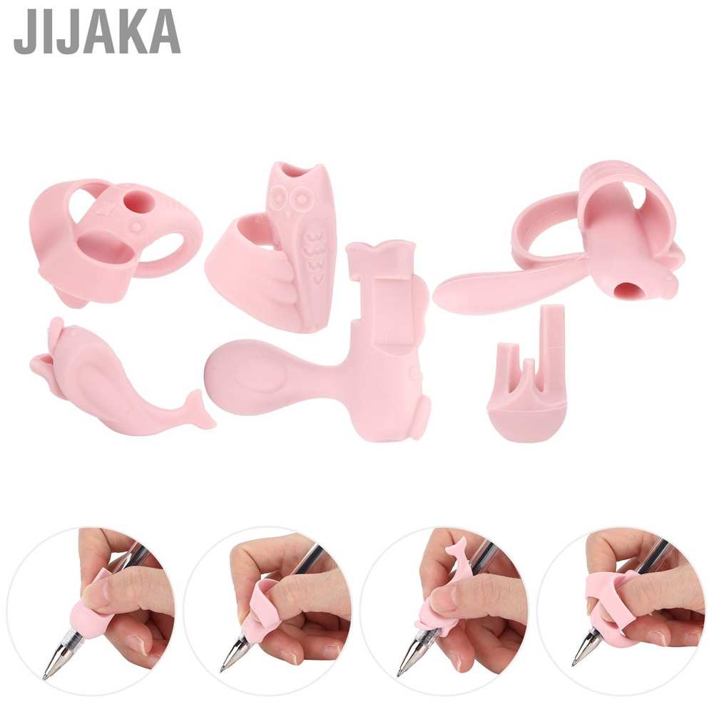 6 cái Mprince Writing Corrector Silicone Tư thế viết tay Trẻ em Chỉnh sửa Đào tạo Grip Pen