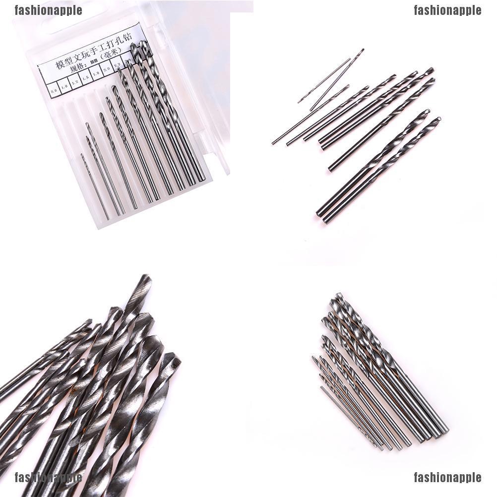 ❀❀ Máy Khoan Cầm Tay Bằng Nhôm Kèm 10 Mũi Khoan Xoắn