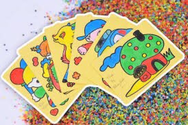 Bộ 20 tranh cát cho bé kèm cát chỉ 58k tất cả