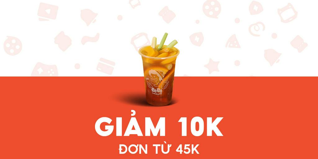 - Trà Sữa Đô Đô - Giảm 10K Trà Đào Tươi