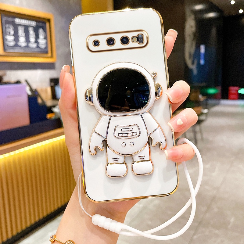 Ốp điện thoại có giá đỡ hình phi hành gia cho Samsung S10 Samsung S10 Plus Samsung S20 Samsung S20fe Samsung S20 Plus