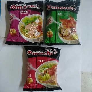 5 gói mì Omachi các vị