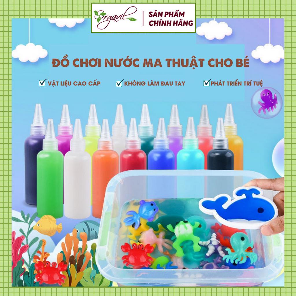 Bộ đồ chơi nước ma thuật tạo hình các sinh vật 3D kì diệu, nước màu phép thuật 12 màu cho bé - Orgavil Store