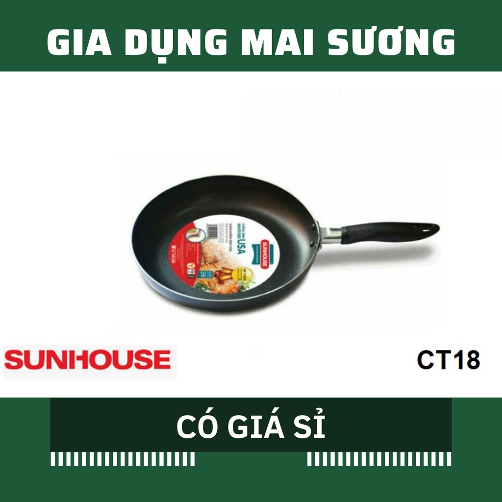 [Giá Sỉ] Chảo SunHouse Trơn Chống Dính Chính Hãng