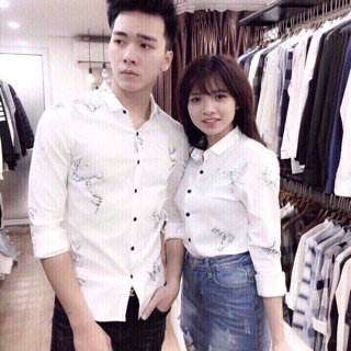 Áo sơmi cặp đôi