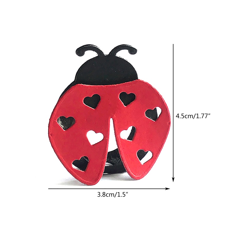 Khuôn Cắt Giấy Kim Loại Hình Bọ Rùa Xinh Xắn Thẻ