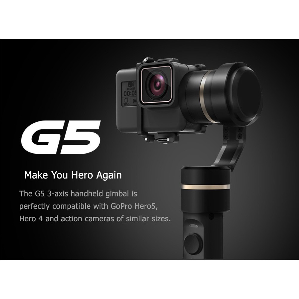 Gimbal Cho GoPro Hero 5- Feiyu Tech version mới nhất FY G5- action camera FY G5 gimbal