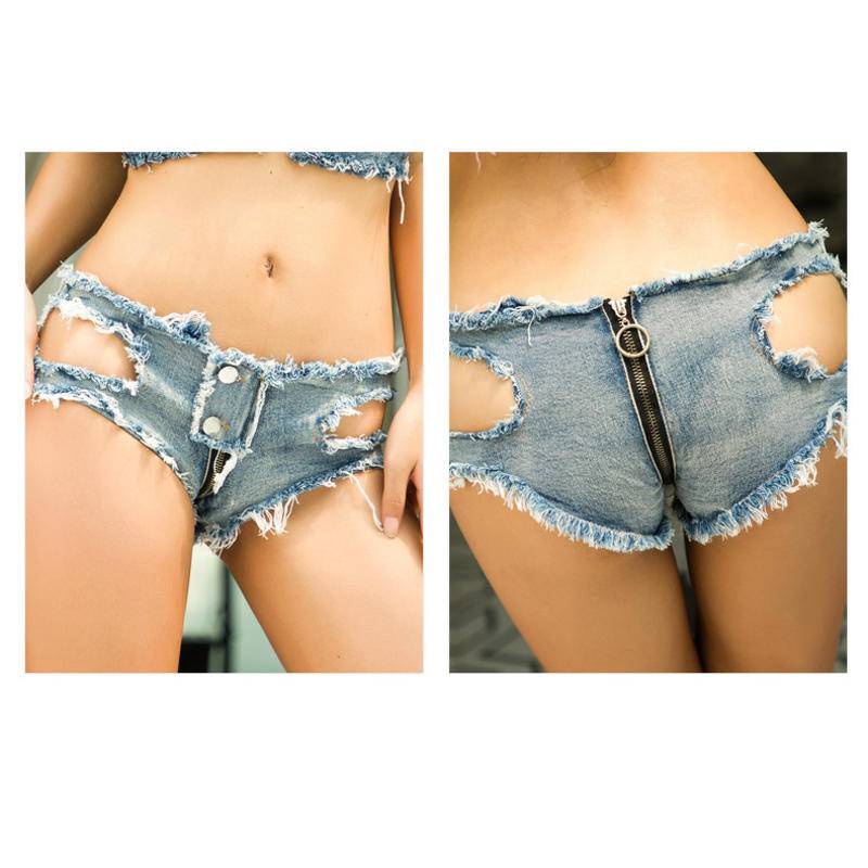 843# Quần Short Jean Nữ Siêu Mỏng Lưng Thấp sexy