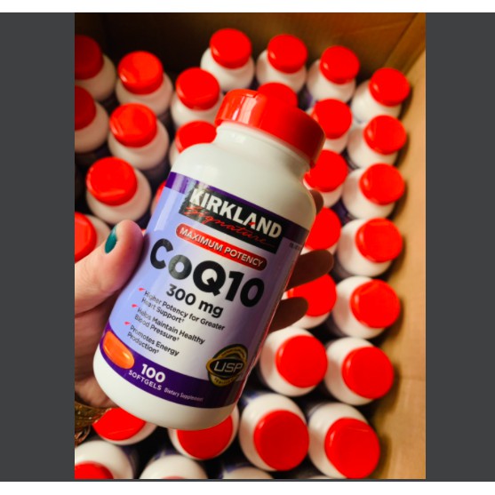 Viên hỗ trợ tim mạch Kirkland Signature CoQ10 300mg 100 viên