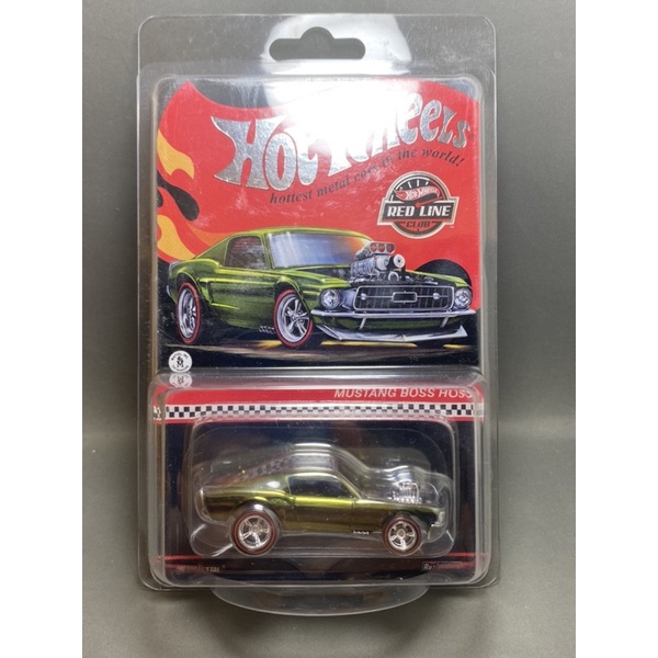 Hot Wheels - RLC Mustang Boss Hoss - Xe mô hình tỉ lệ 1/64