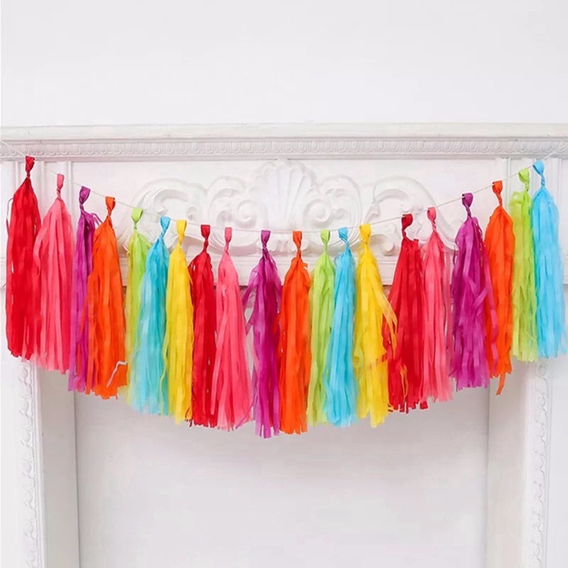 Dây Tua Rua Giấy Trang Trí Tiệc