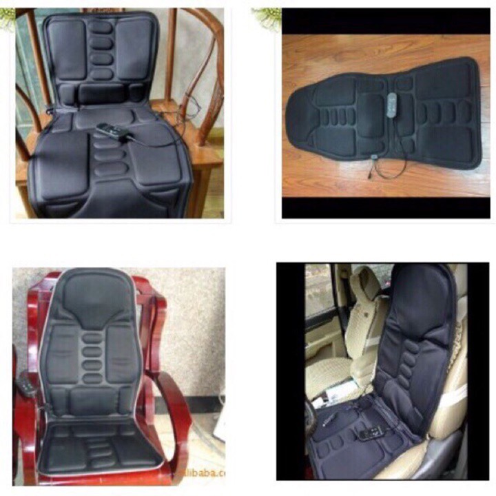 Ghế massage toàn thân trên ô tô - Ghế mát.xa toàn thân 8 vùng da cao cấp hàng chính hãng  - Bảo hành 1 - 1